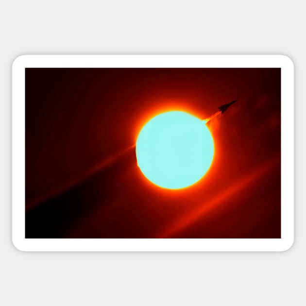 Vulcan Sunburst Sticker by captureasecond